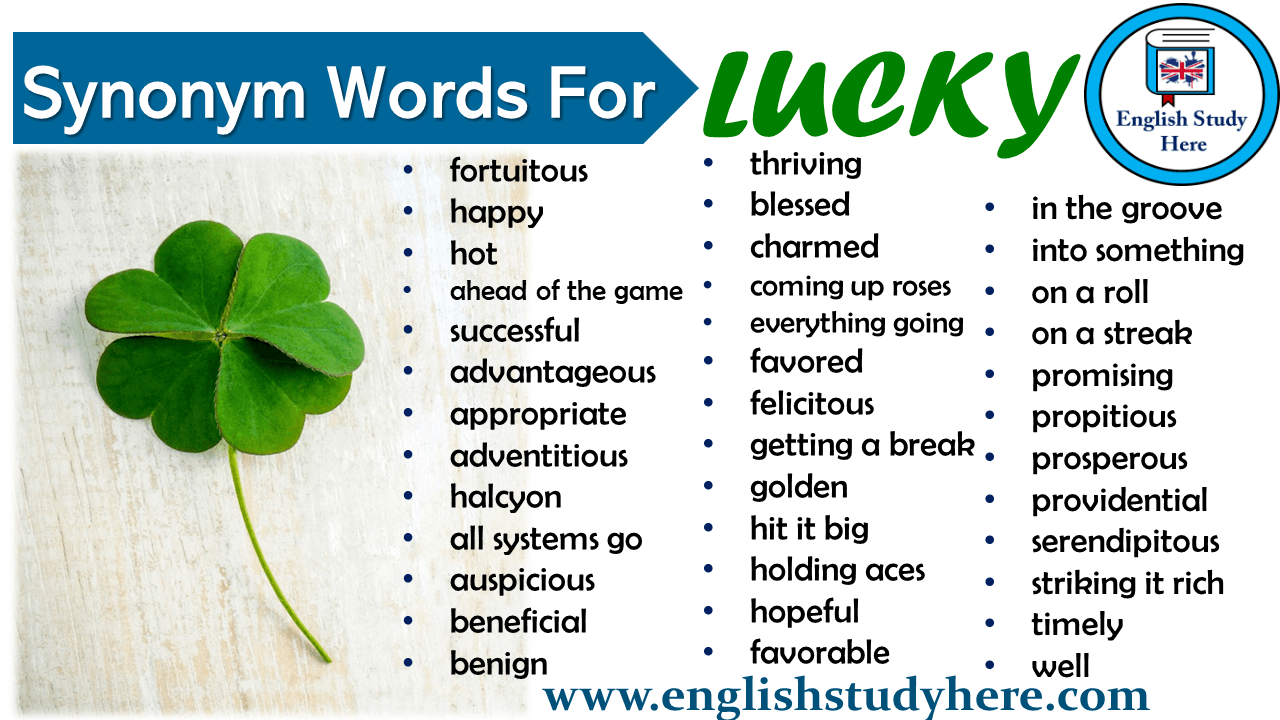 luck synonyms in english