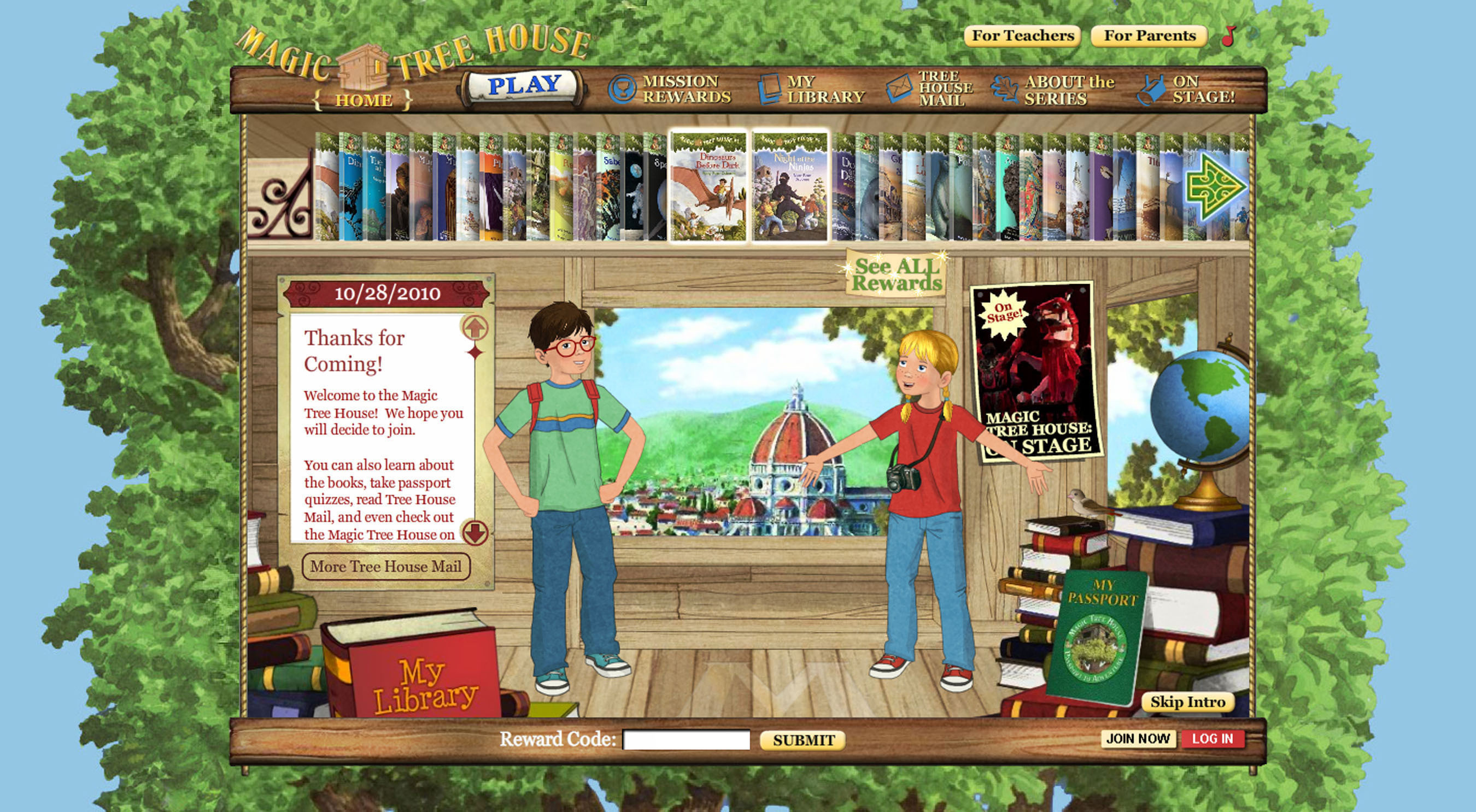 magic tree house website