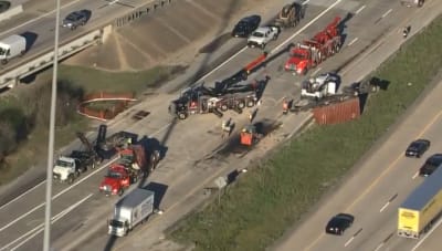 major accident on i 45 south today