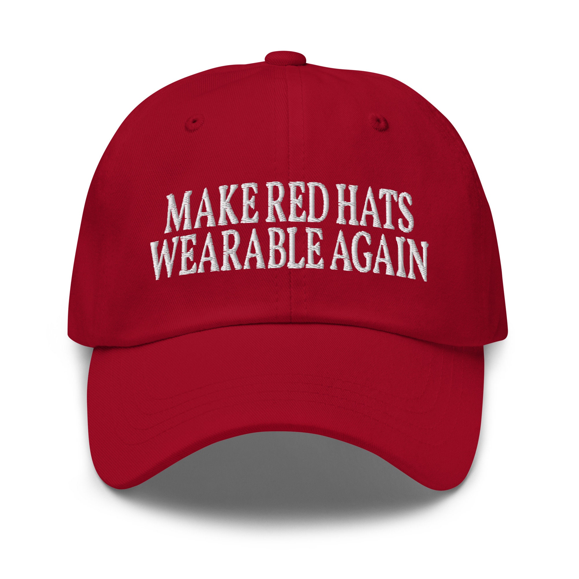 make red hats wearable again