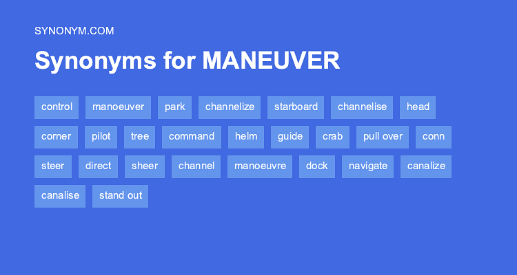 manoeuvring synonym