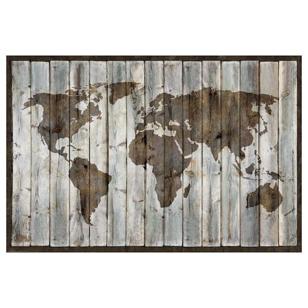 map of the world canvas ikea