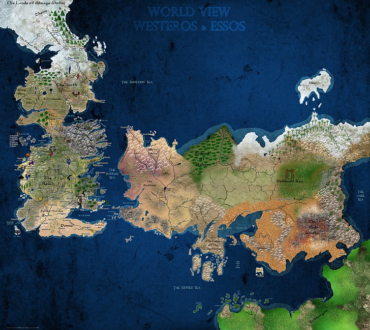 mapa game of thrones