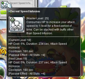 maplestory decent speed infusion