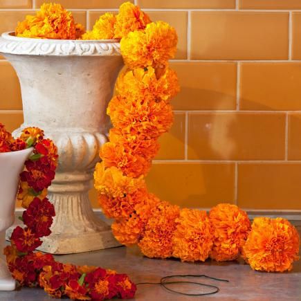 marigold garland for decoration