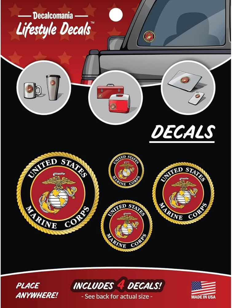 marine car stickers