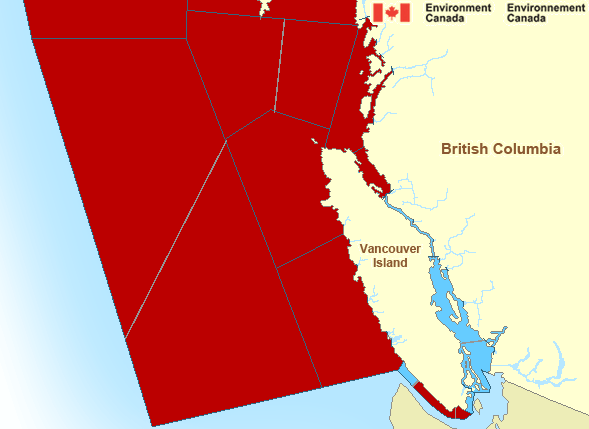 marine forecast british columbia