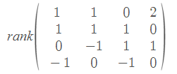 matrix rank calculator
