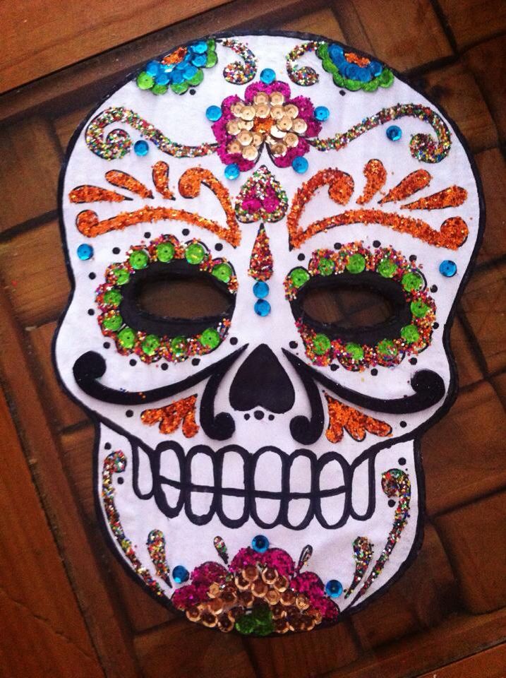 máscaras de calaveras mexicanas