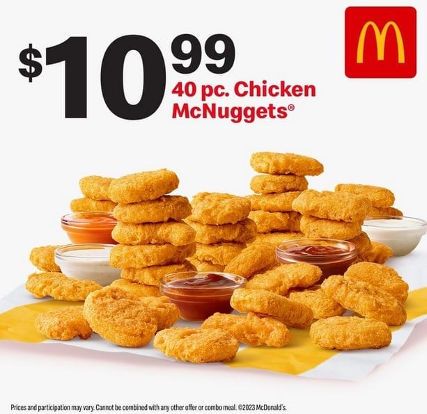 mcnuggets price