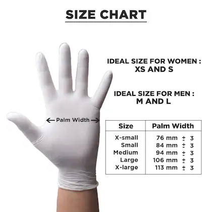 medium size gloves