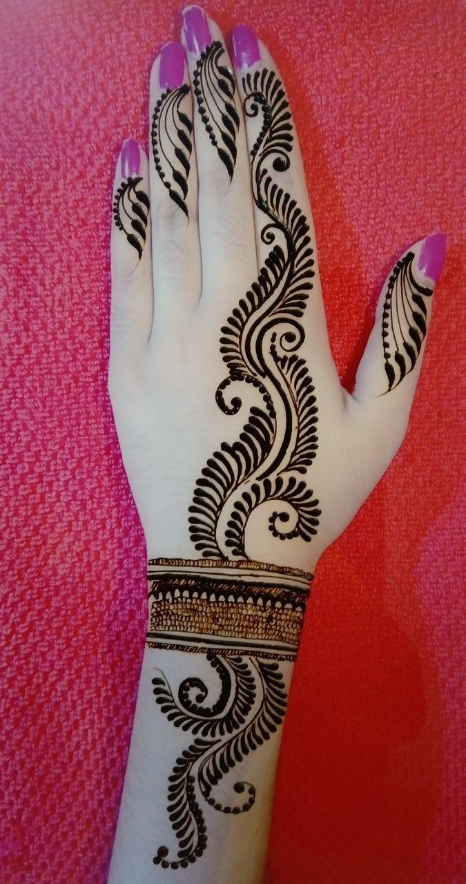 mehndi bel design easy