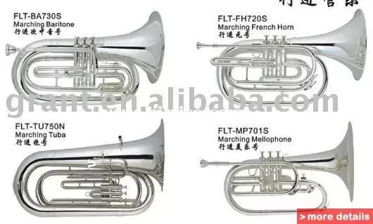 mellophone vs marching french horn