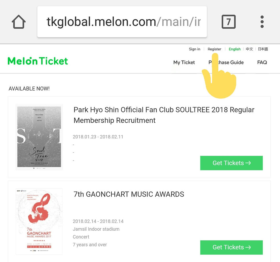 melon ticket global