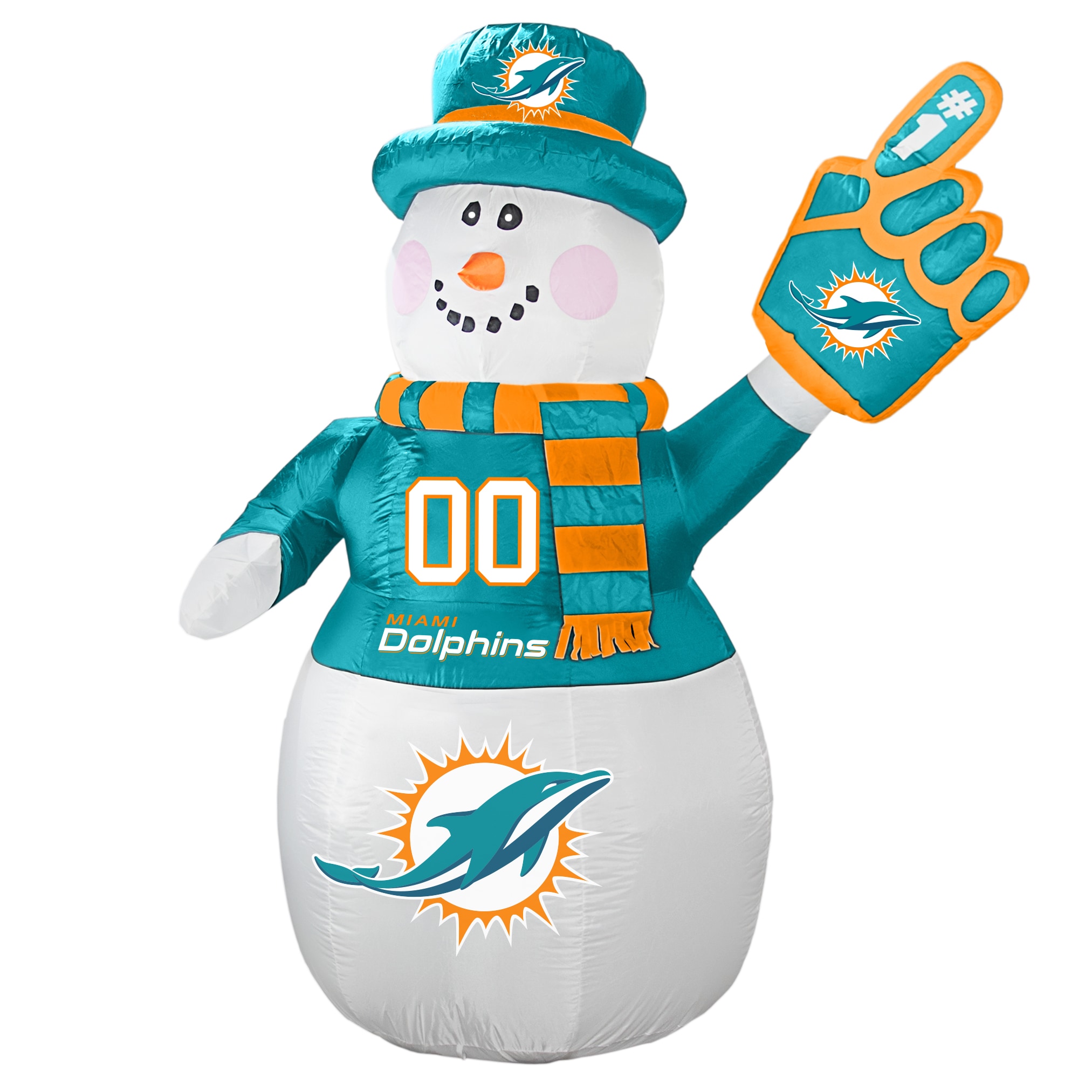 miami dolphins christmas inflatable