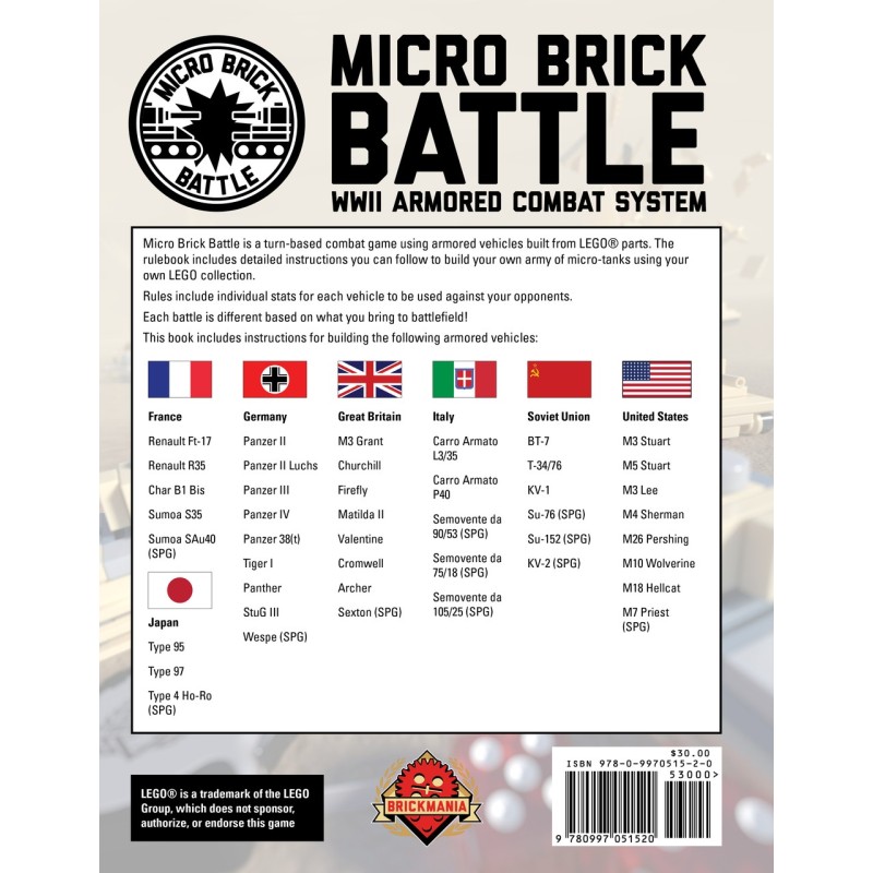 micro brick battle rules