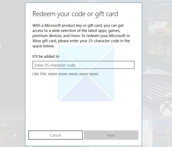 microsoft redeem