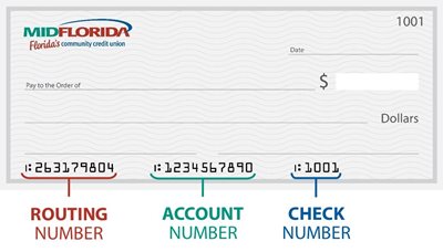 midflorida routing number florida