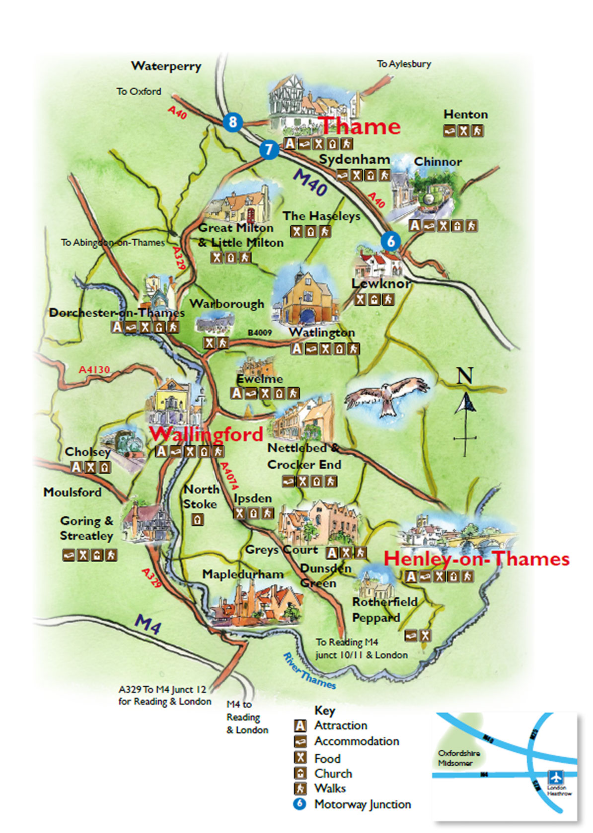 midsomer murders locations index