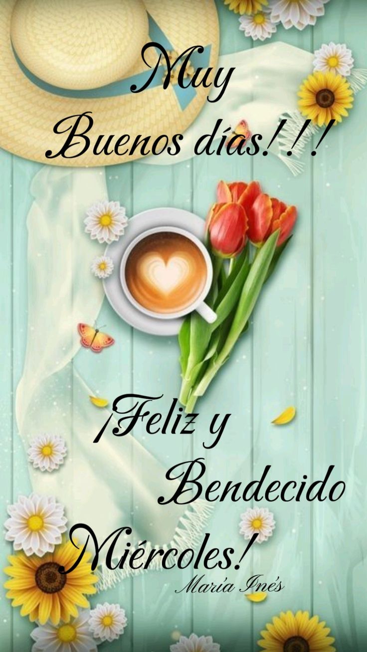 miercoles feliz buenos dias