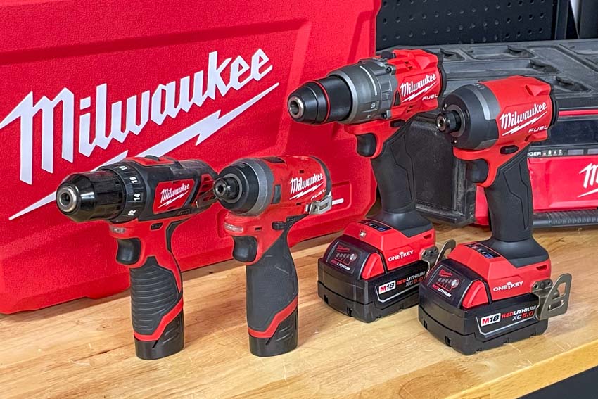 milwaukee 20v tool set