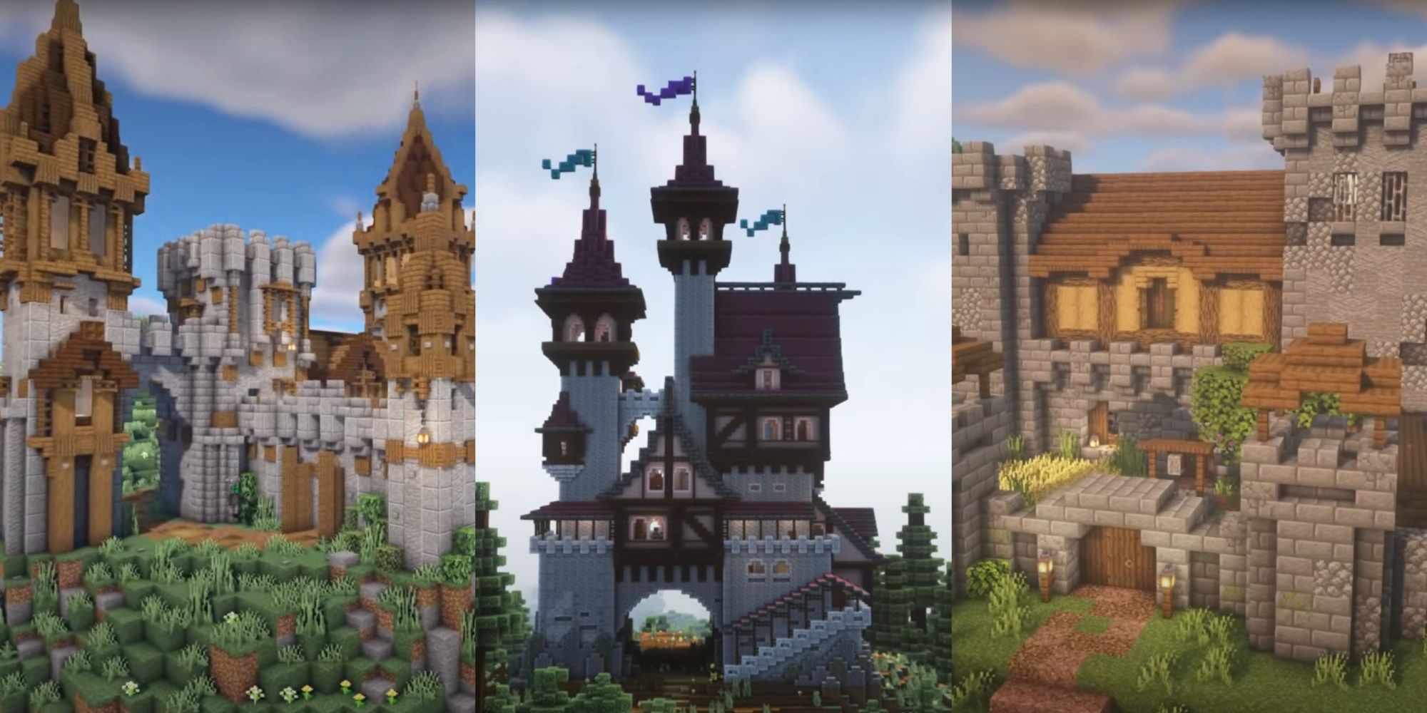 minecraft castles ideas