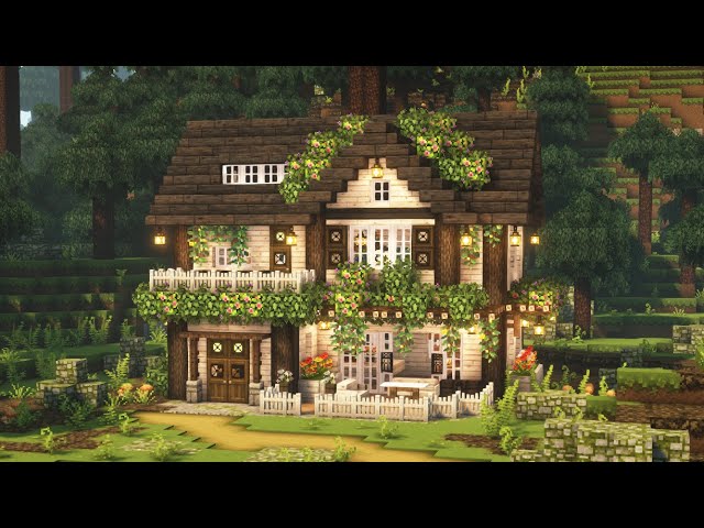 minecraft cottagecore house