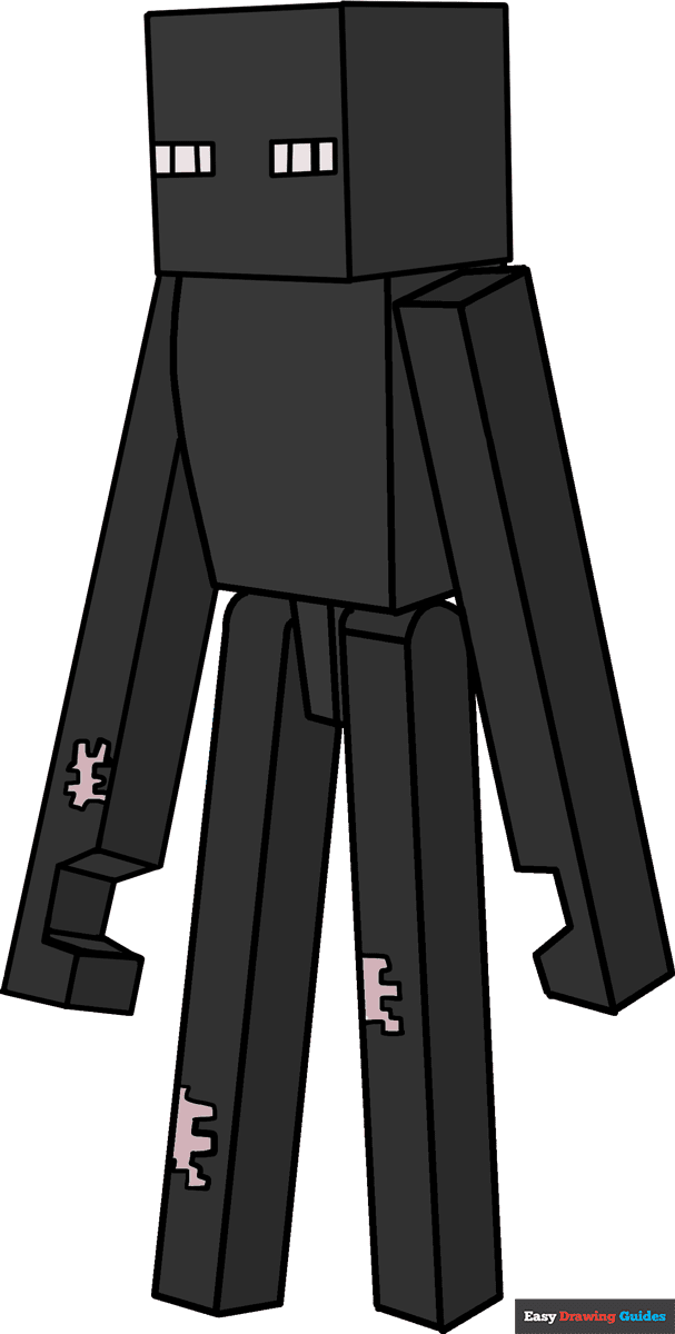 minecraft enderman drawing