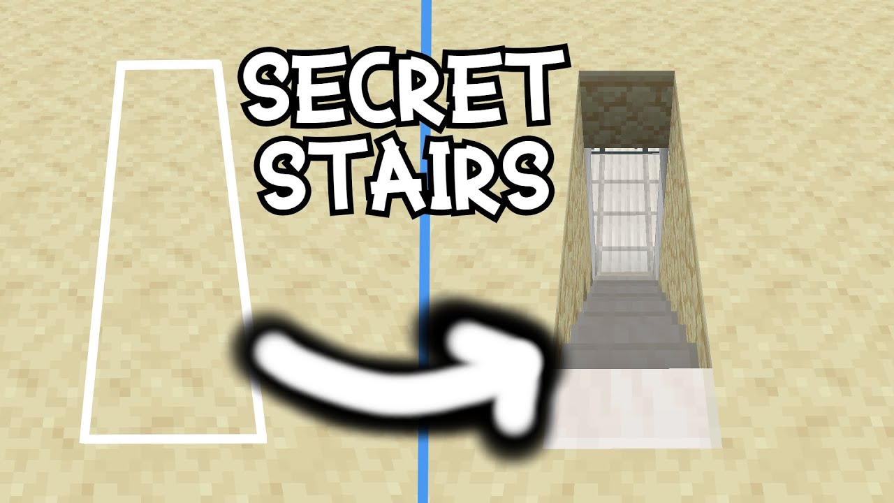 minecraft hidden staircase