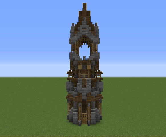 minecraft medieval tower