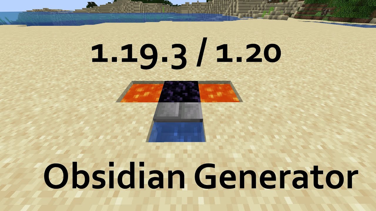 minecraft obsidian generator