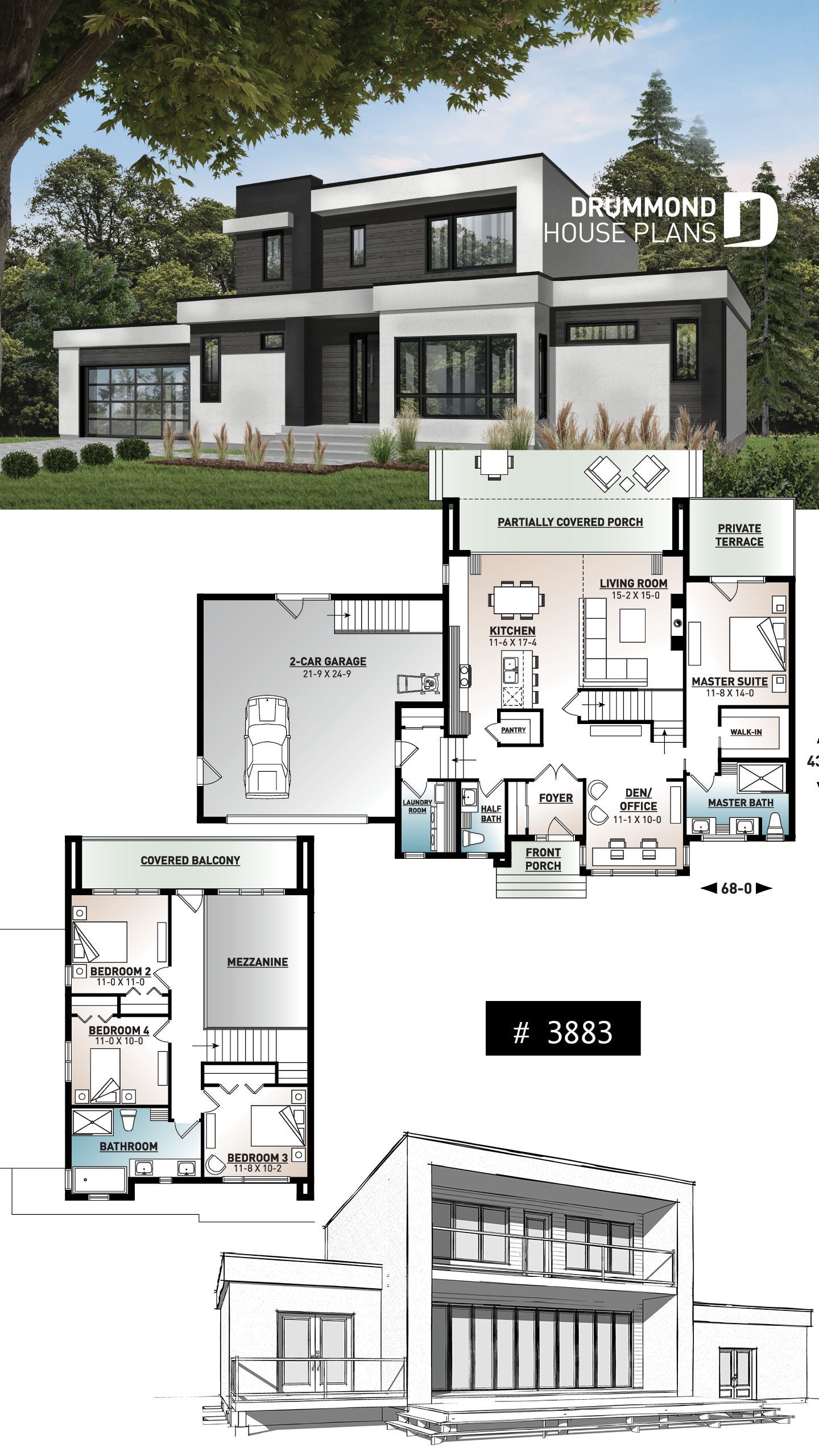 modern home floor plans