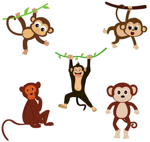 monkeys clipart