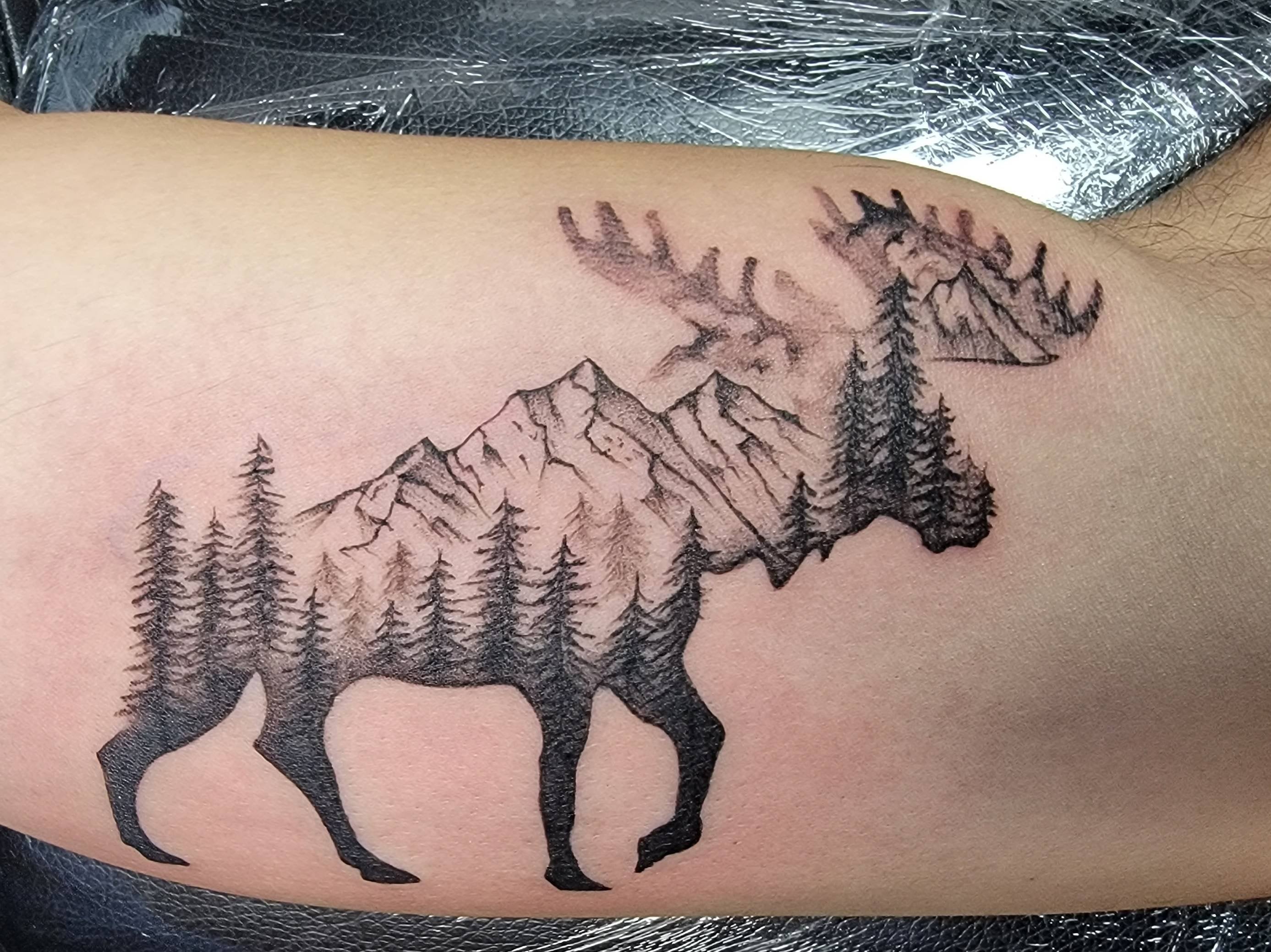 moose tattoo