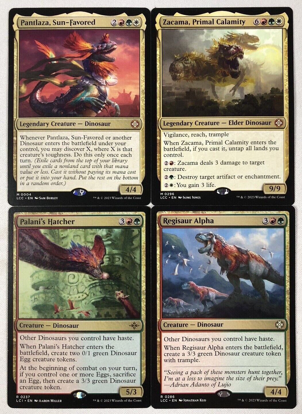 mtg dinosaur commander