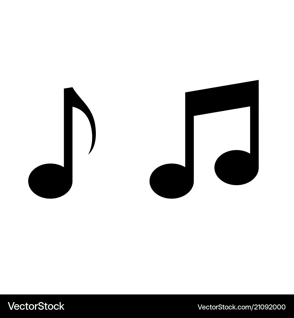 music notes vector