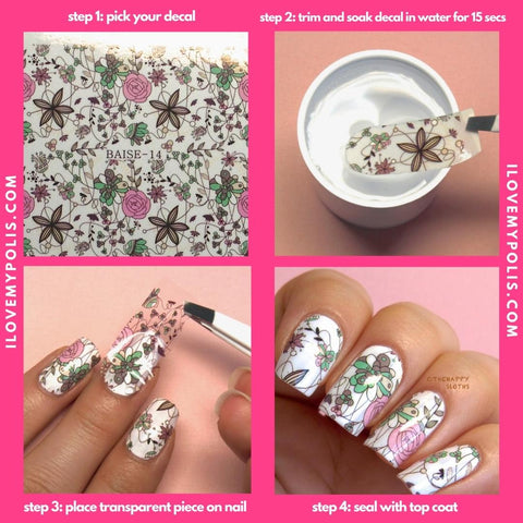 nail water decals