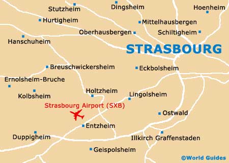nearest airport to strasbourg