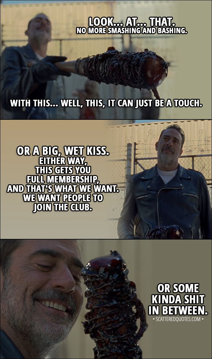 negan quotes funny