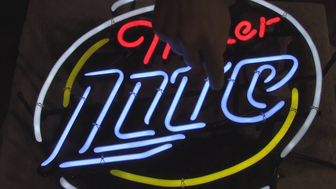 neon beer sign repair near me