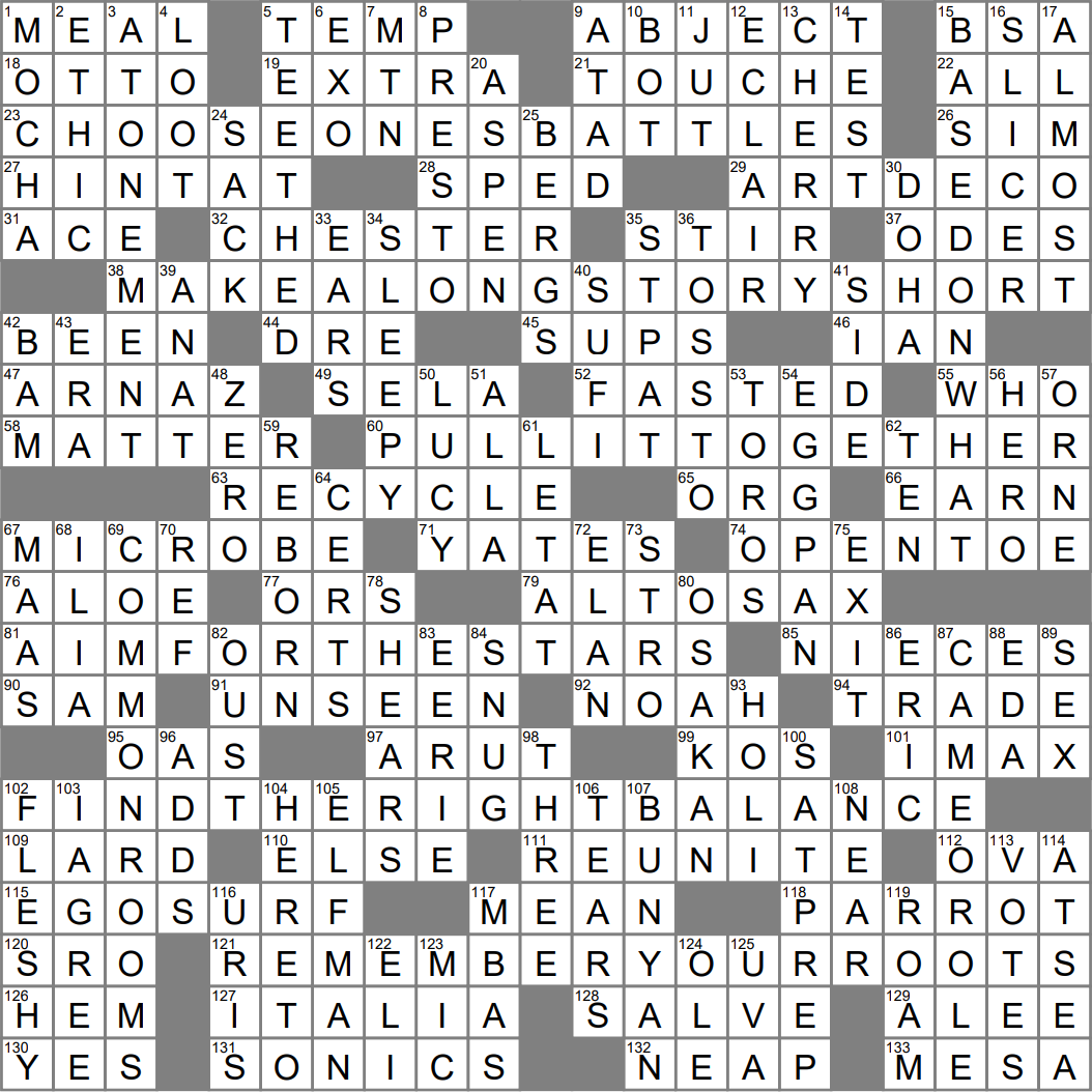 new town in 1948 crossword clue