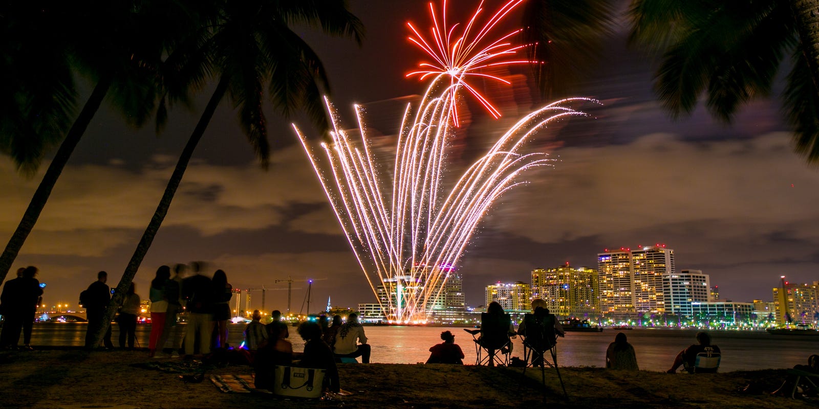 new years fireworks new westminster