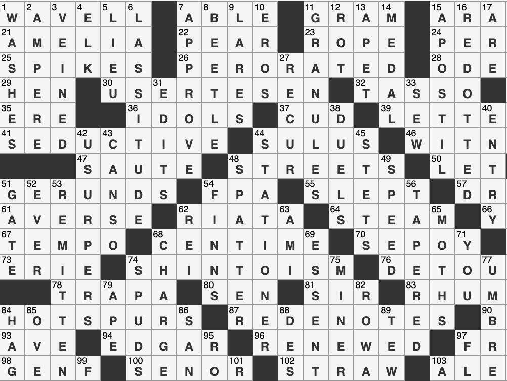 new york times puzzles