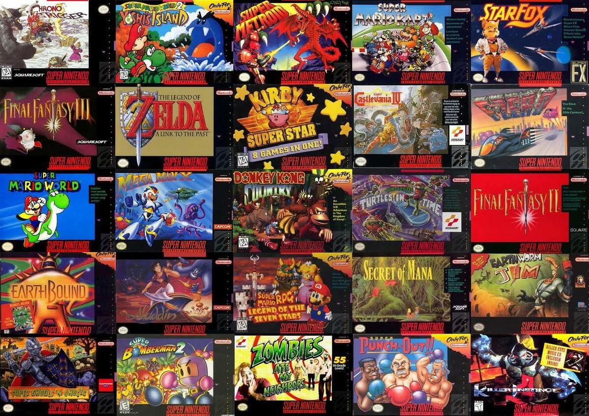 nintendo snes games