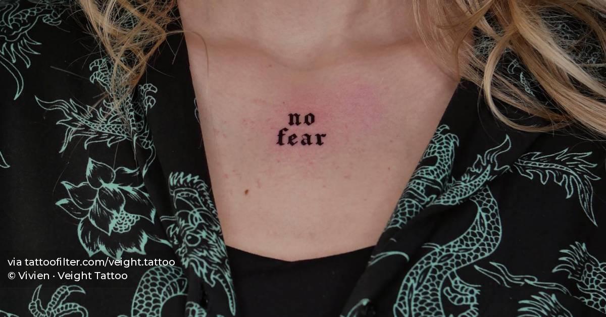no fear tattoos