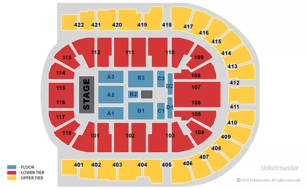 o2 seating arrangements