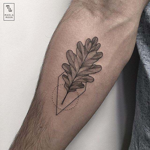 oak leaf tattoo meaning