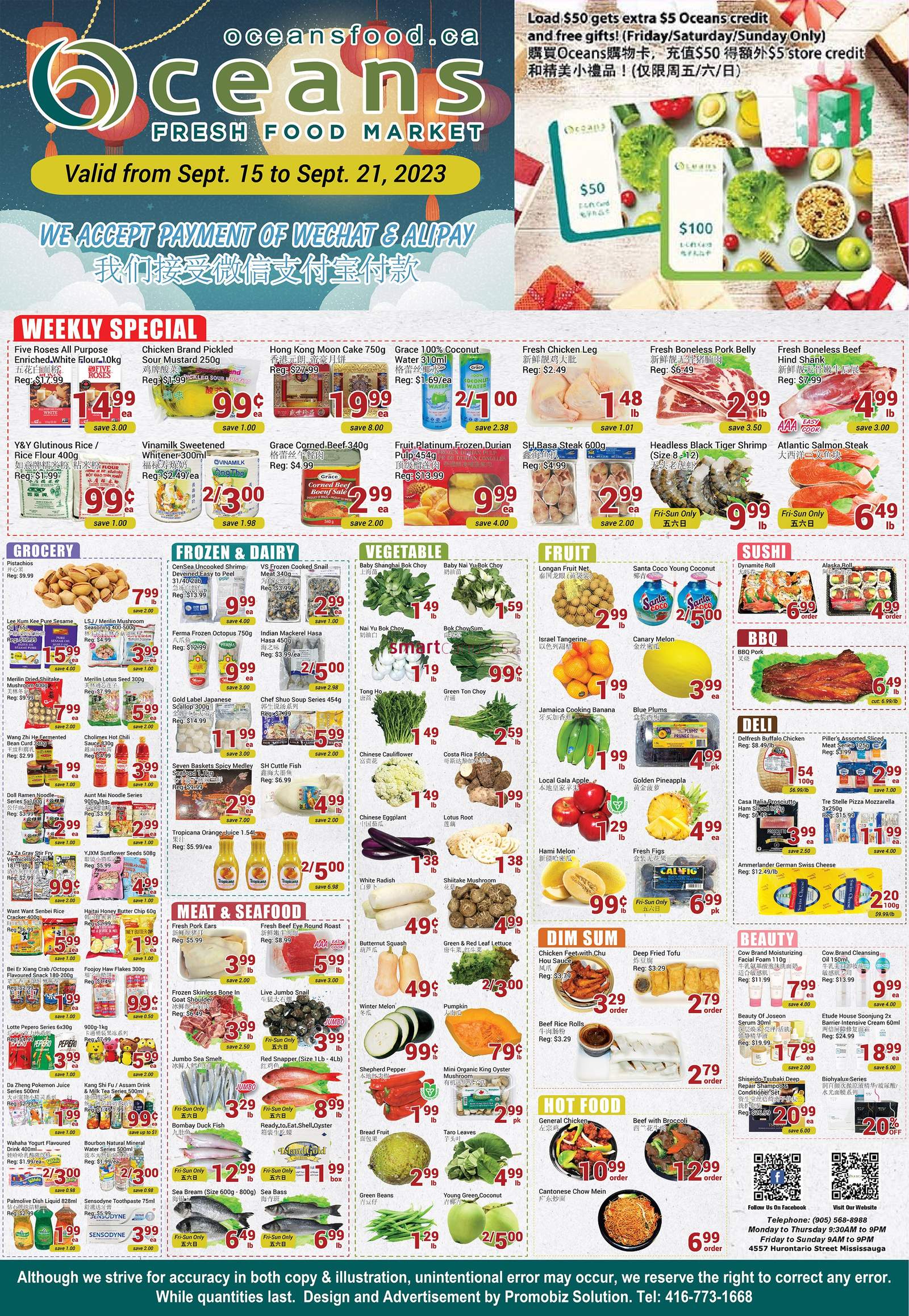 oceans supermarket flyer mississauga