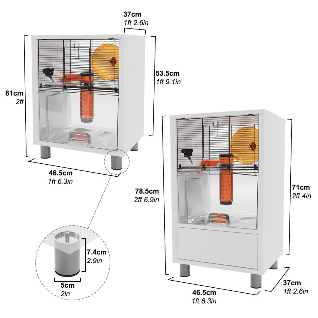 omelet hamster cage