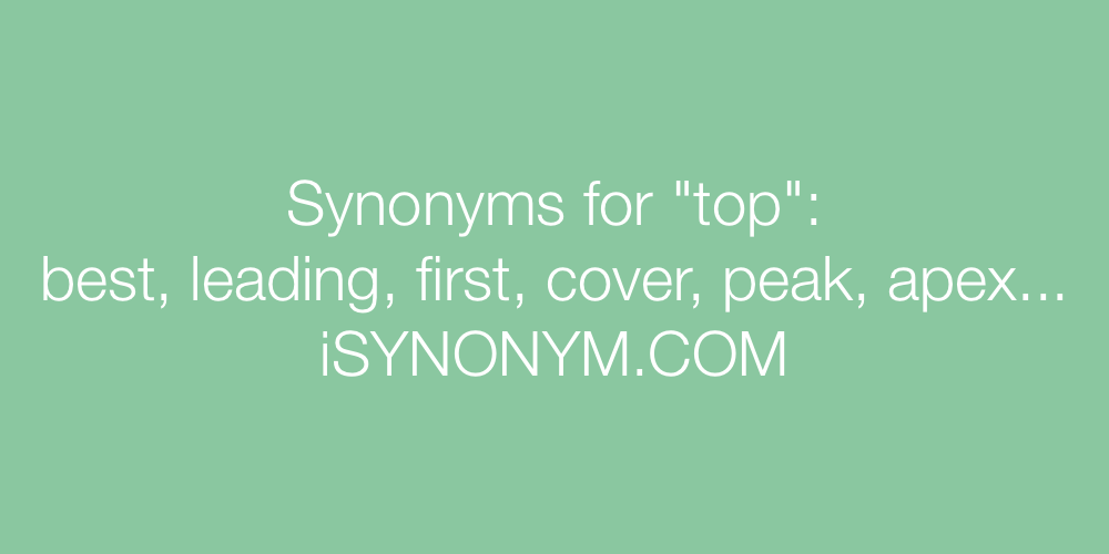 on top of synonym